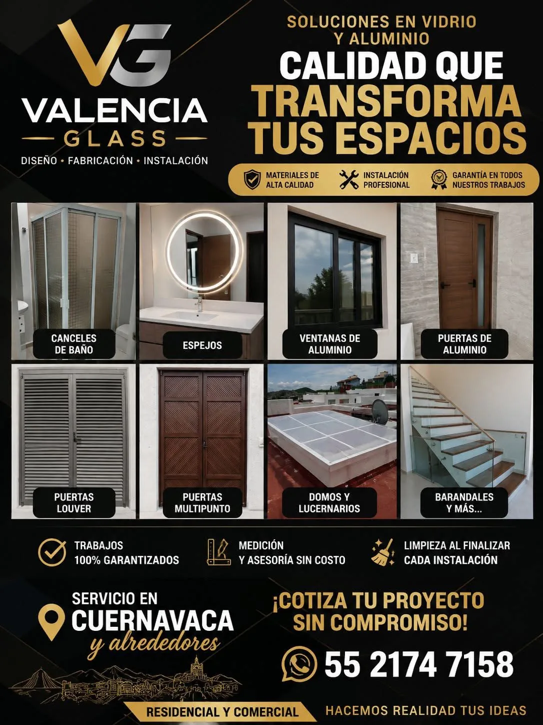 Domos y soluciones especiales de vidrio y aluminio