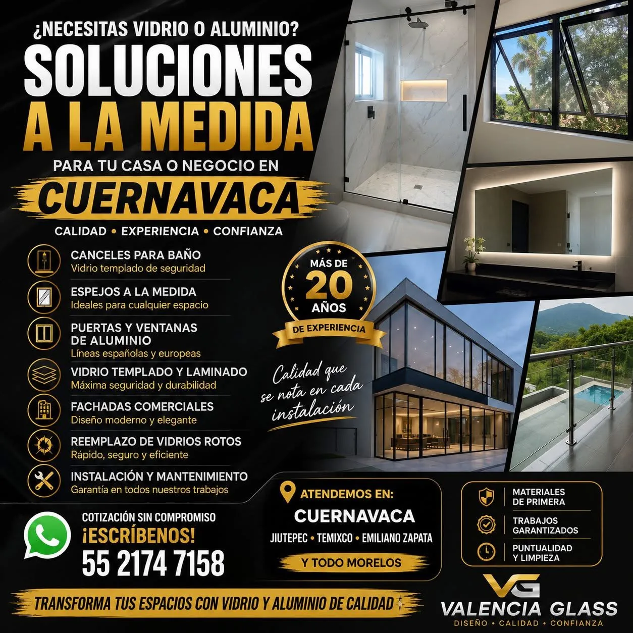 Soluciones en vidrio y aluminio de Valencia Glass